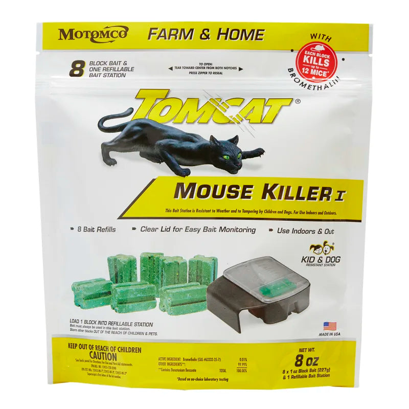 Tomcat - Mouse Killer Refillable Bait Station - 8 oz. – Steve