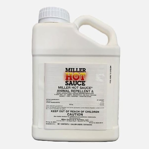 capsaicin garden spray Miller Chemical - Hot Sauce Repellent