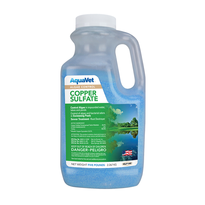 copper sulfate aquatic herbicide Aqua Vet - Copper Sulfate Granules Shaker