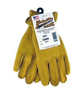 Yellowstone - Grain Elkskin Gloves - Size 10.5