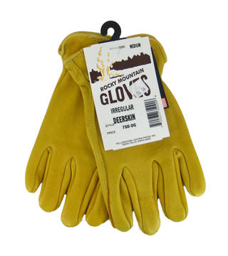 Yellowstone - Irregular Deerskin Gloves - Size Medium