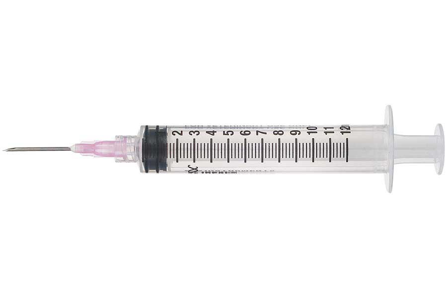 Syringe - 12cc with 18ga x 1