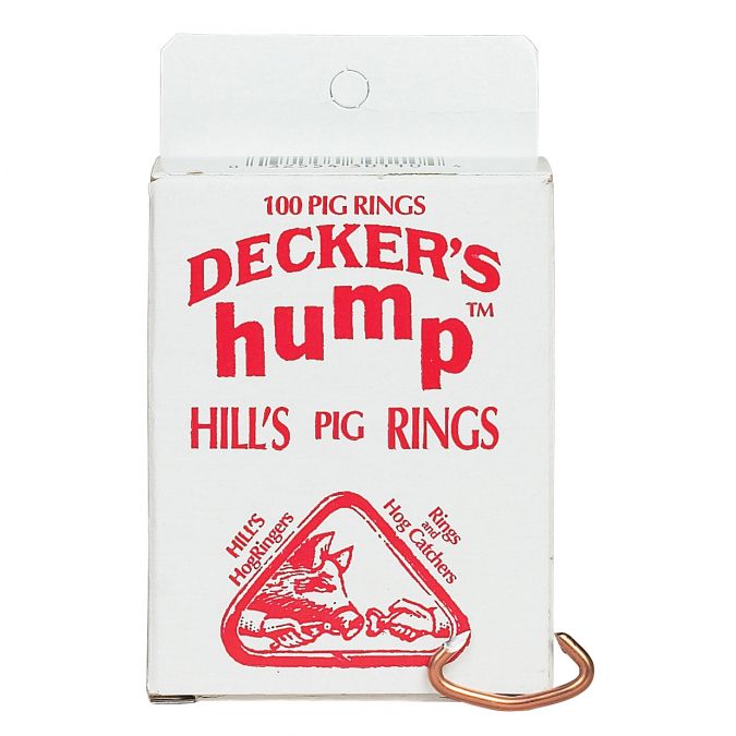 Decker - Hog Rings - #1 Pig - Red – Steve Regan Company