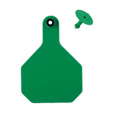 Y-Tex - Tag & Button 4 Star Blank Green