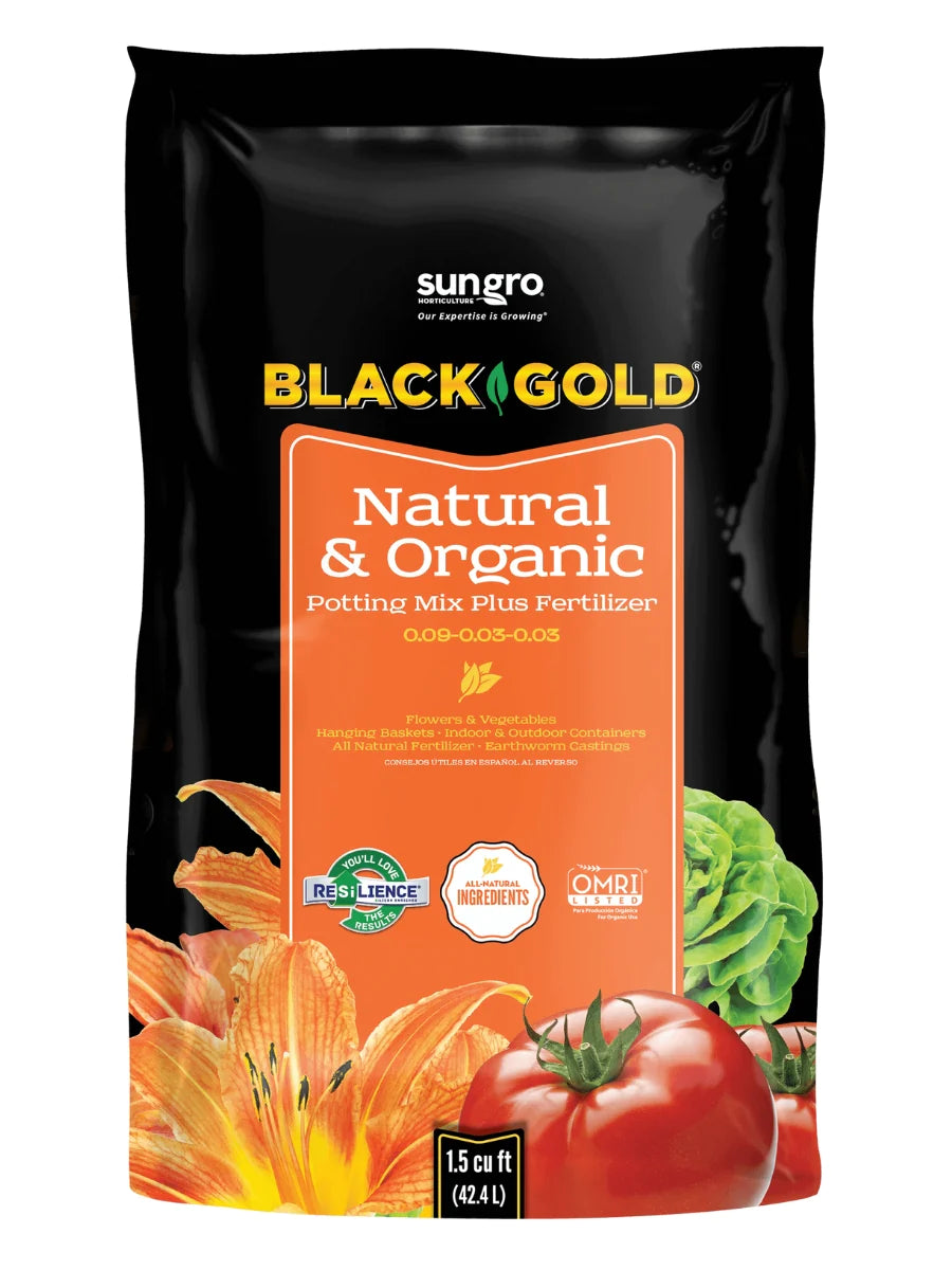 organic plus raised bed potting mix Black Gold Natural & Organic Potting Soil 1.5 cu ft