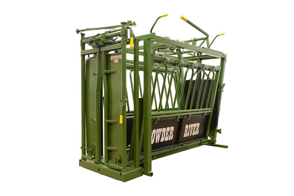 Powder River - Squeeze Chute - S2000 - Auto - Green – Steve Regan