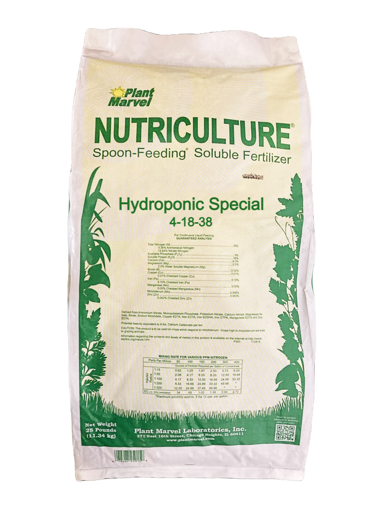fertilizer for hydroponic plants Plant Marvel - 4-18-38 Hydroponic Special