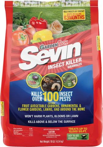 Sevin Brand - Insect Granules w/Zeta Cypermethrin and Bifenthrin - 10 lb.