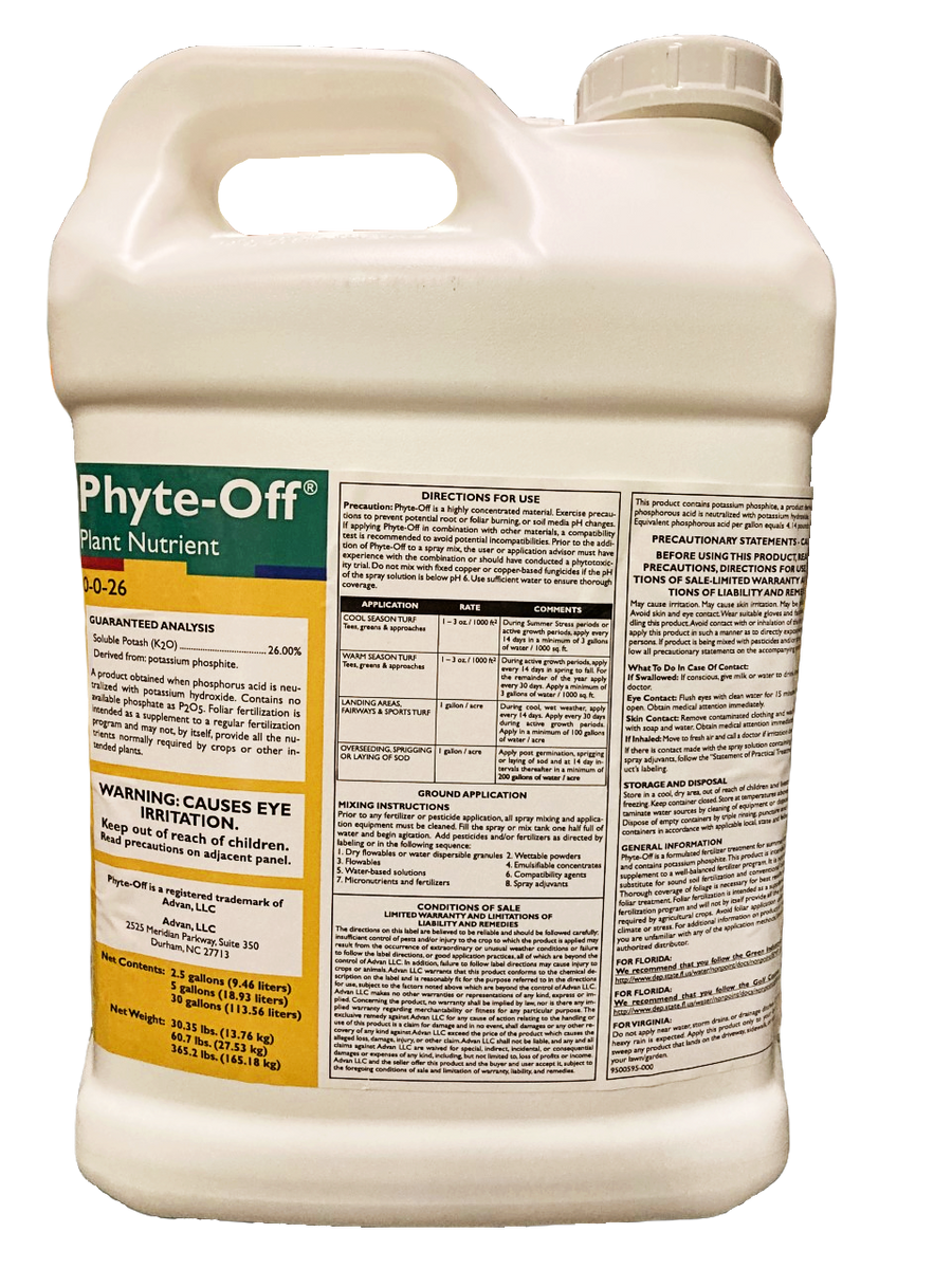 SipcamAdvan - Phyte-Off - 0-0-26 - 2.5 gal ####ZZ