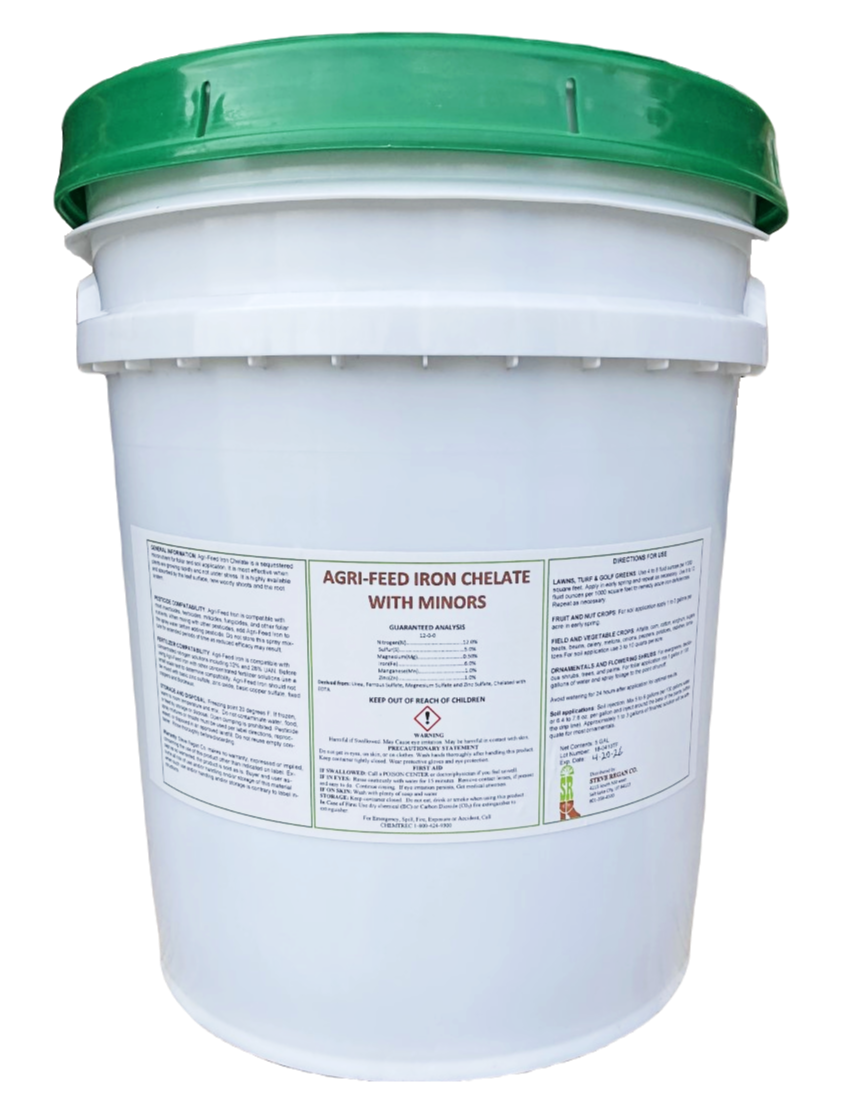 Steve Regan - Agri-Feed Iron Chelate 6% with minors - 5 gal