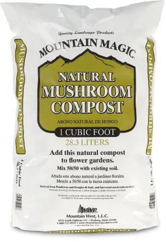 Mountain West Mushroom Compost -1 cu ft ( 60 pallet)