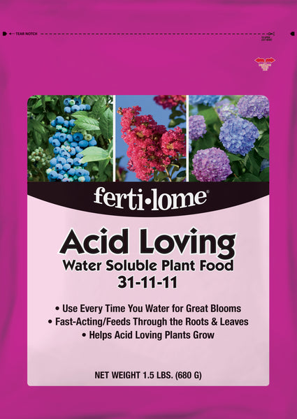 fertilome plant fertilizer Fertilome - Acid Loving Food Water Soluable Plant Food - 31-11-11