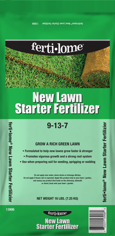 Fertilome - New Lawn Starter - 9-13-7 - 16 lb.