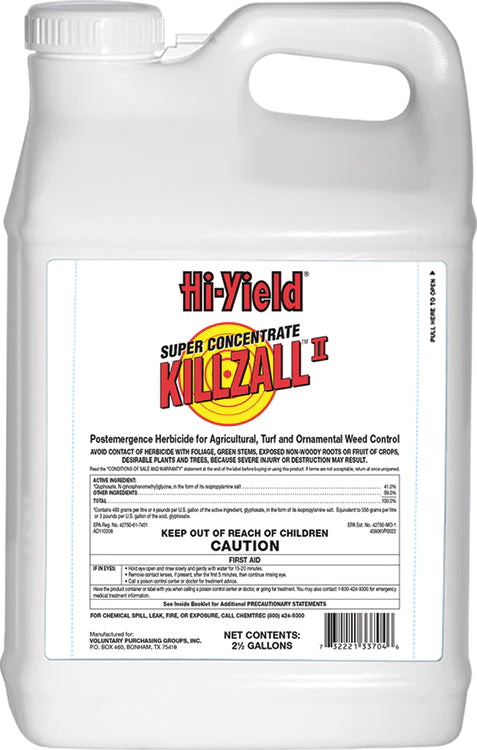 Hi-Yield Killzall Weed Control Concentrate 2.5 gal