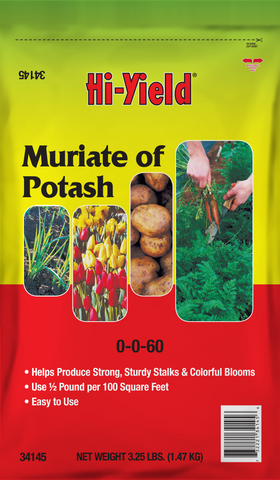 Hi-Yield - Muriate of Potash -  0-0-60  - 3.25 lb.