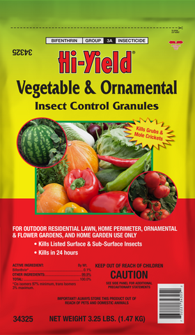 Hi-Yield - Vegetable and Orn. Insect Control Granules - 3.25 lb.