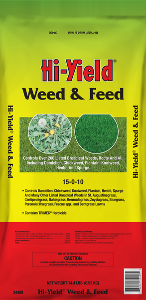 Hi-Yield - Weed and Feed with Trimec - 15-0-10 - 4M - 14.4 lb