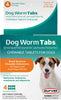 Durvet - Dog Worm Tabs Chewable Tablets - Puppies and Small Dogs (2-25 lb.) - 4 count