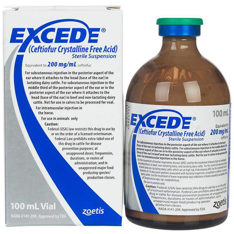 Zoetis - Excede - 200 mg - 100 ml (Rx)