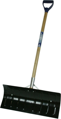True Temper - Steel Snow Pusher - 24" - Black w/ Braces