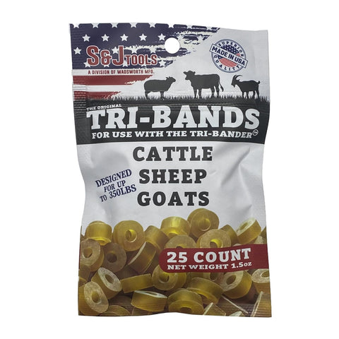 Wadsworth - Tri-Bander Bands 25ct - Per Bag
