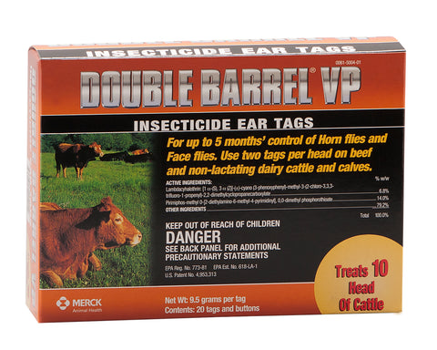 Merck - Double Barrel VP Insect Tag - 20 ct