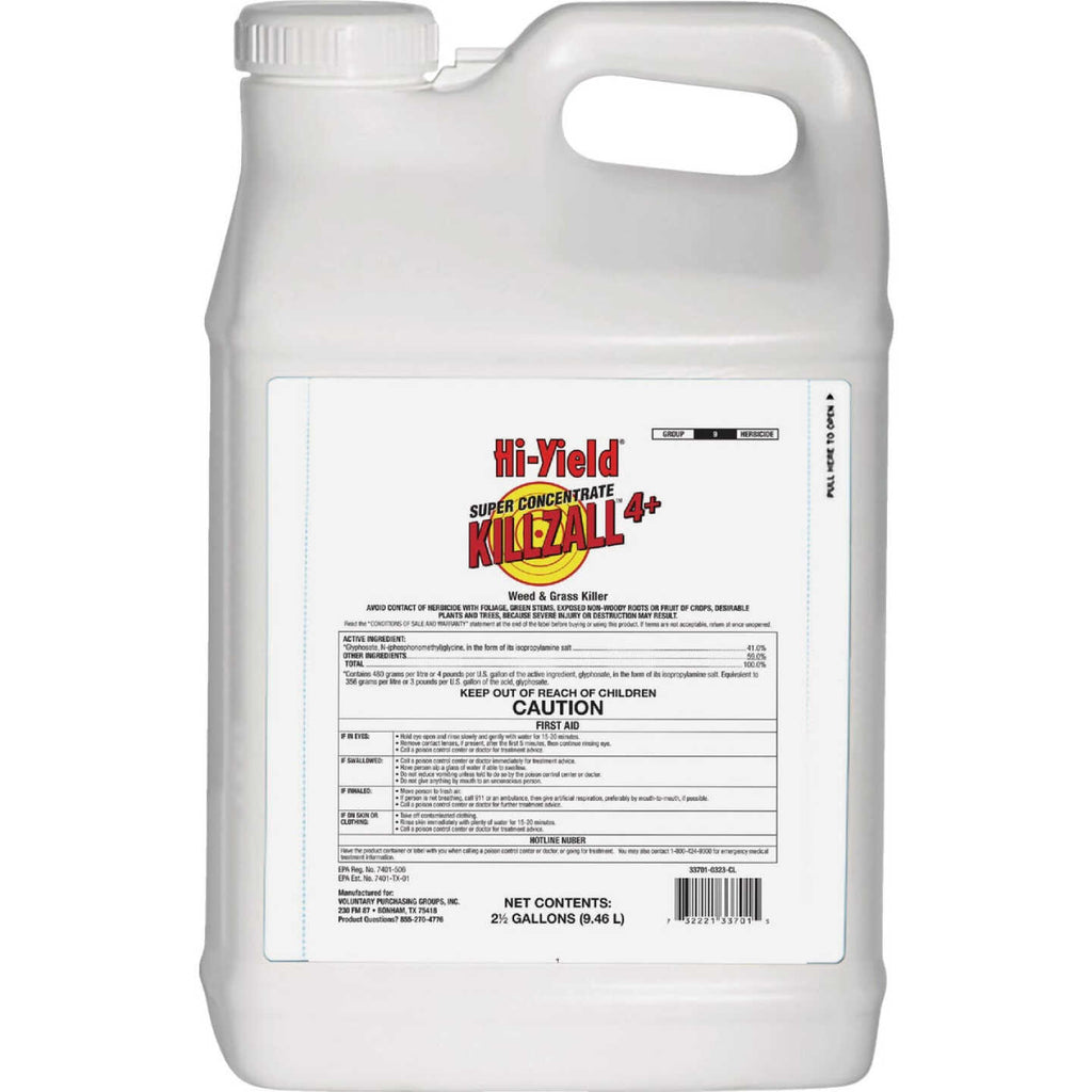 vine killer herbicide Hi-Yield Super Concentrate Killzall Weed & Grass Killer, 2.5 gal