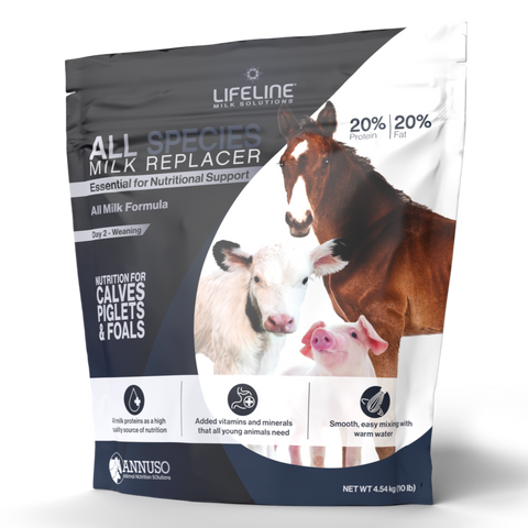 Lifeline - All Species Milk Replacer 20:20 - Piglet, Calf & Foal -10 lb.