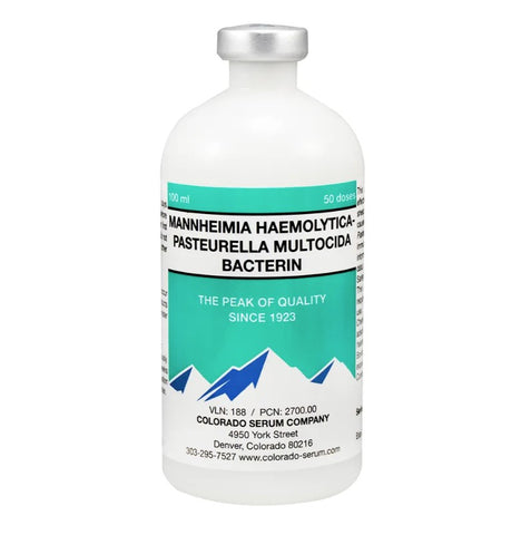 Colorado Serum - Mannheimia Haemolytica - Pasteurella Multocida Bacterin - 50 Ds
