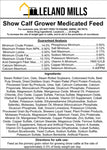 Rodeo Brand - Show Calf Grower - 14% - Medicated (Bovatec) - by Leland Mills - 50 lb.