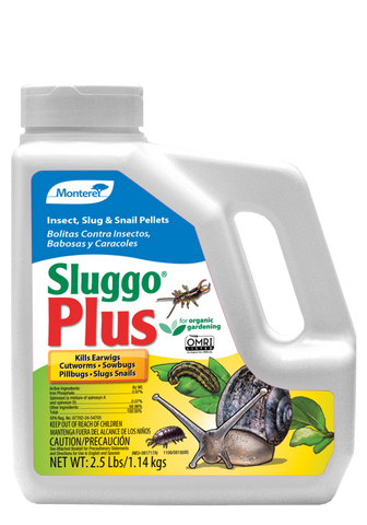 Monterey - Sluggo Plus Slug, Snail, & Insect Killer - 2.5 lb