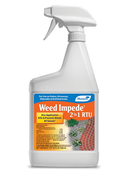 driveway herbicide Monterey - Weed Impede 2-N-1 RTU