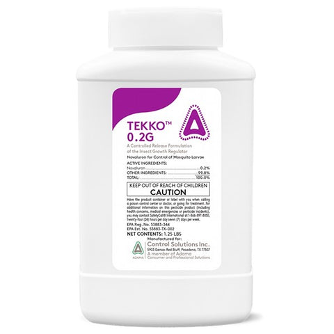 Control Solutions - Tekko 0.2G - Mosquito Control Granules - 1.25 lb