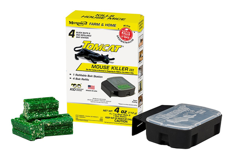 Tomcat - Mouse Killer III Refillables plus Bait Station - 4 oz