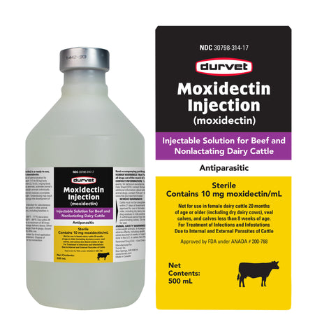 Durvet - Moxidectin Injection 500 ml