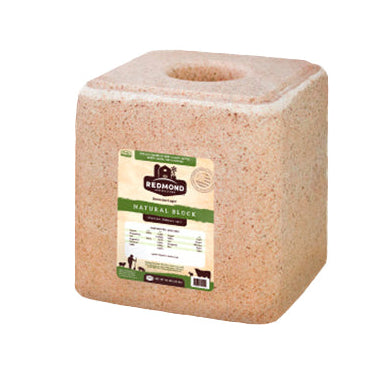 Redmond - Natural Block Salt Block - 44 lb