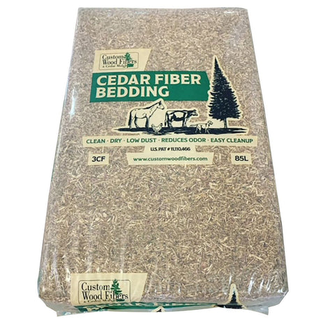 Custom Wood Fibers - Cedar Fiber Bedding - 3 cu ft