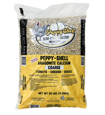 Peppy Shell - Aragonite Calcium 25 lb.