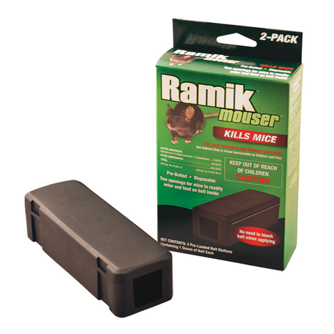 Ramik - Mouser Pre-Baited Bait Station - 2/pk