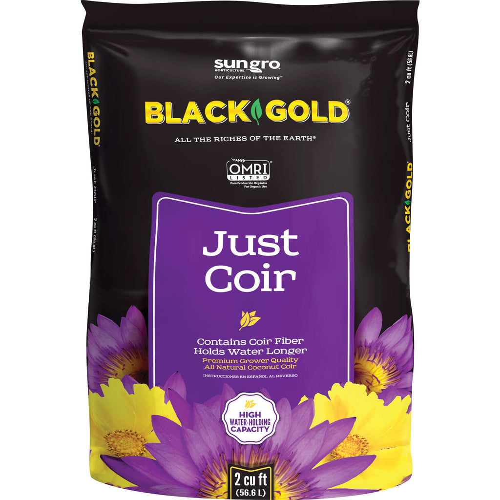 black gold potting mix Black Gold Just Coir, 2 cu ft
