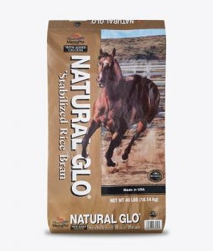 Manna Pro - Natural Glo Meal - Stabilized Rice Bran - 40 Lb.