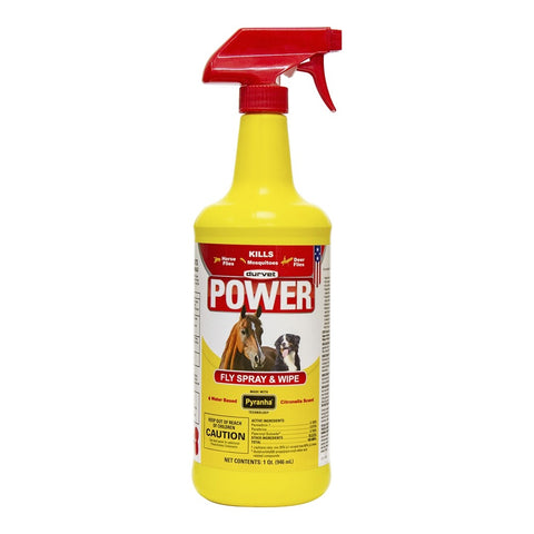 Durvet - Power Fly Spray & Wipe - qt - Steve Regan Company