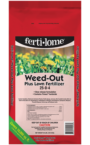 Fertilome - Weed Out Plus Lawn Fertilizer - 25-0-4  - 40lb.