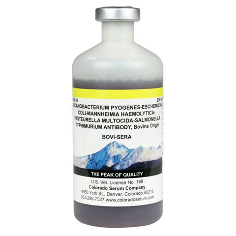 Colorado Serum - Bovi-Sera Antiserum - 250 cc - Steve Regan Company