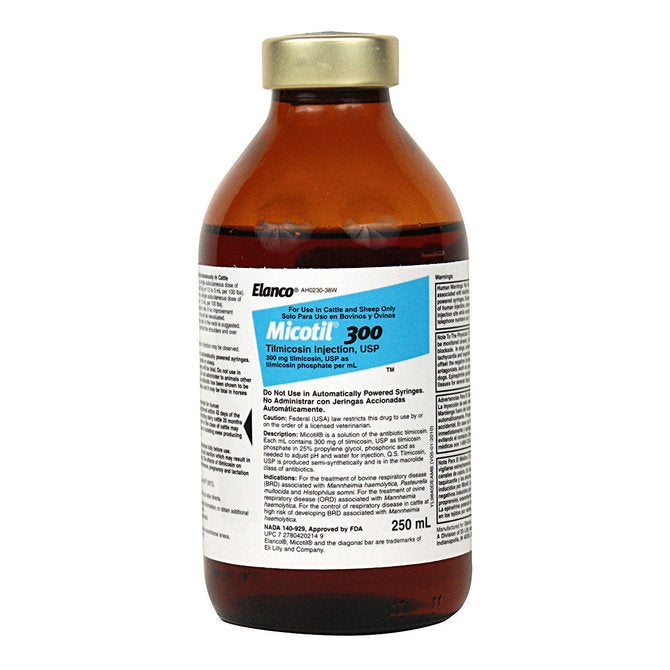 Elanco - Micotil (Rx)- 250 cc – Steve Regan Company
