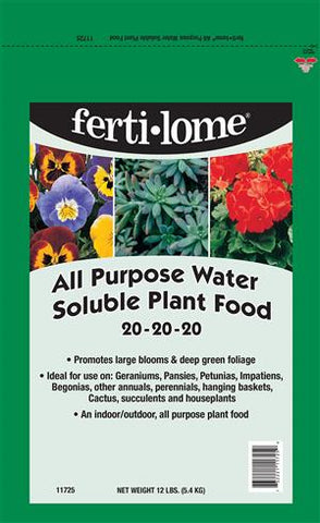 Fertilome - All Purpose Soluble Plant Food - 20-20-20 - 12lb