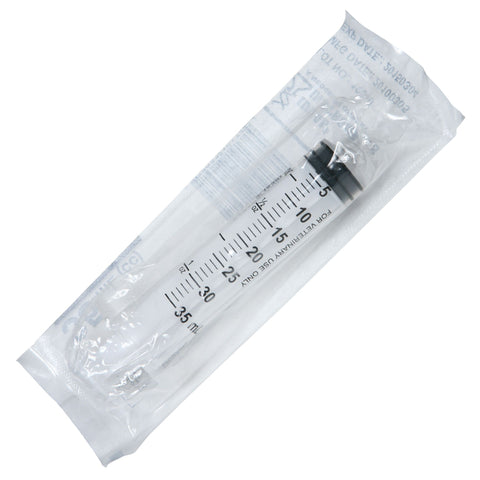Syringe - 35 cc - Luer Lock - SOLD AS EA (30/Box) - Steve Regan Company