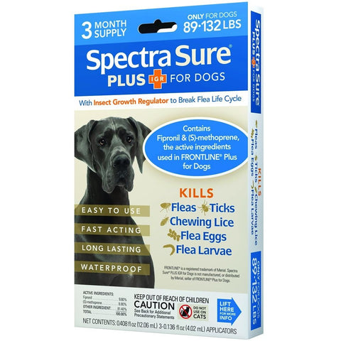 Spectra Sure Plus - IGR for Dogs 89 to 132 lb - 3 dose