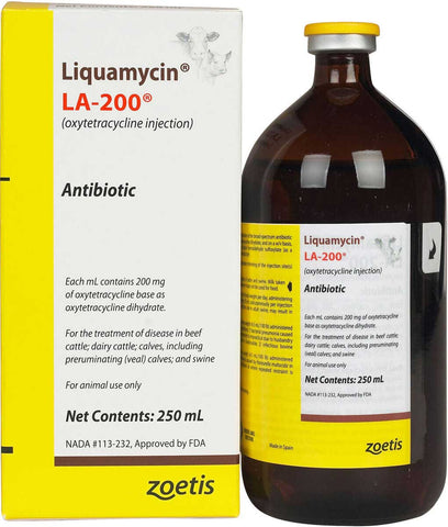 Zoetis - Liquamycin LA-200 - 250 cc