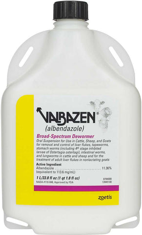 Zoetis - Valbazen (Albendazole) - 1 ltr